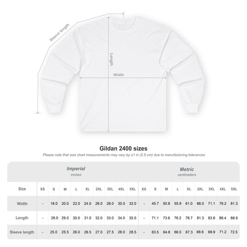 Gothic Cross Long Sleeve Tee, Unisex Graphic Shirt, Edgy Casual Wear, Alternative Fashion, Gift for Metalheads